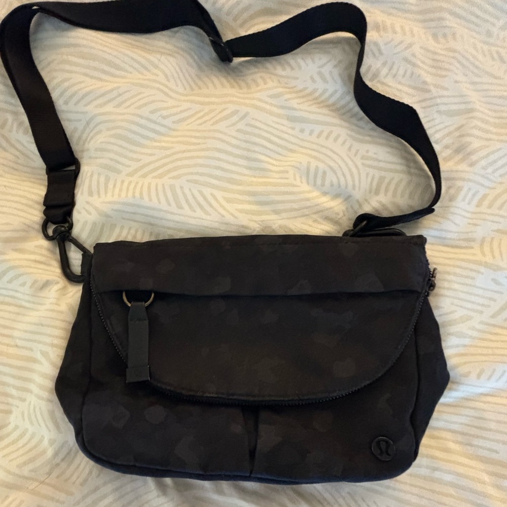Lulu All Night Festival Bag, black camouflage